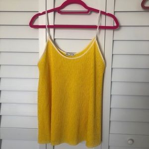 ZARA yellow top